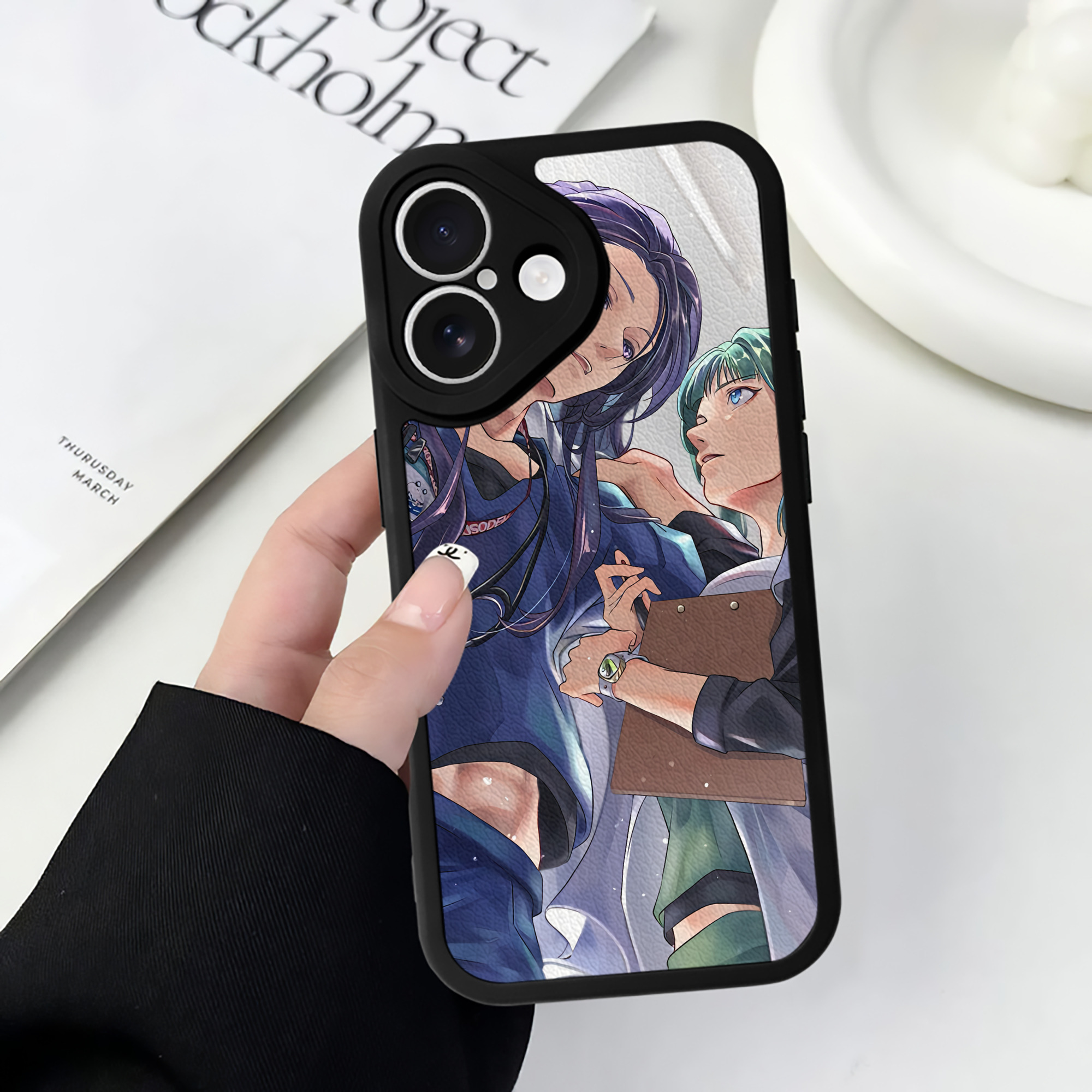 薬屋のひとりごと The Apothecary Diaries 【iPhone 16シリーズ対応】シリコンスマホケース（レザー調） 材質：シリコン